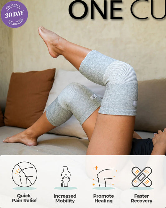 One® Kniebandage aus natürlichem Bambus (einzeln)